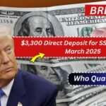 $3300 direct deposit for SSI