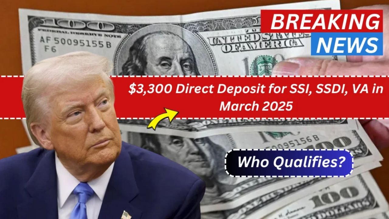 $3300 direct deposit for SSI